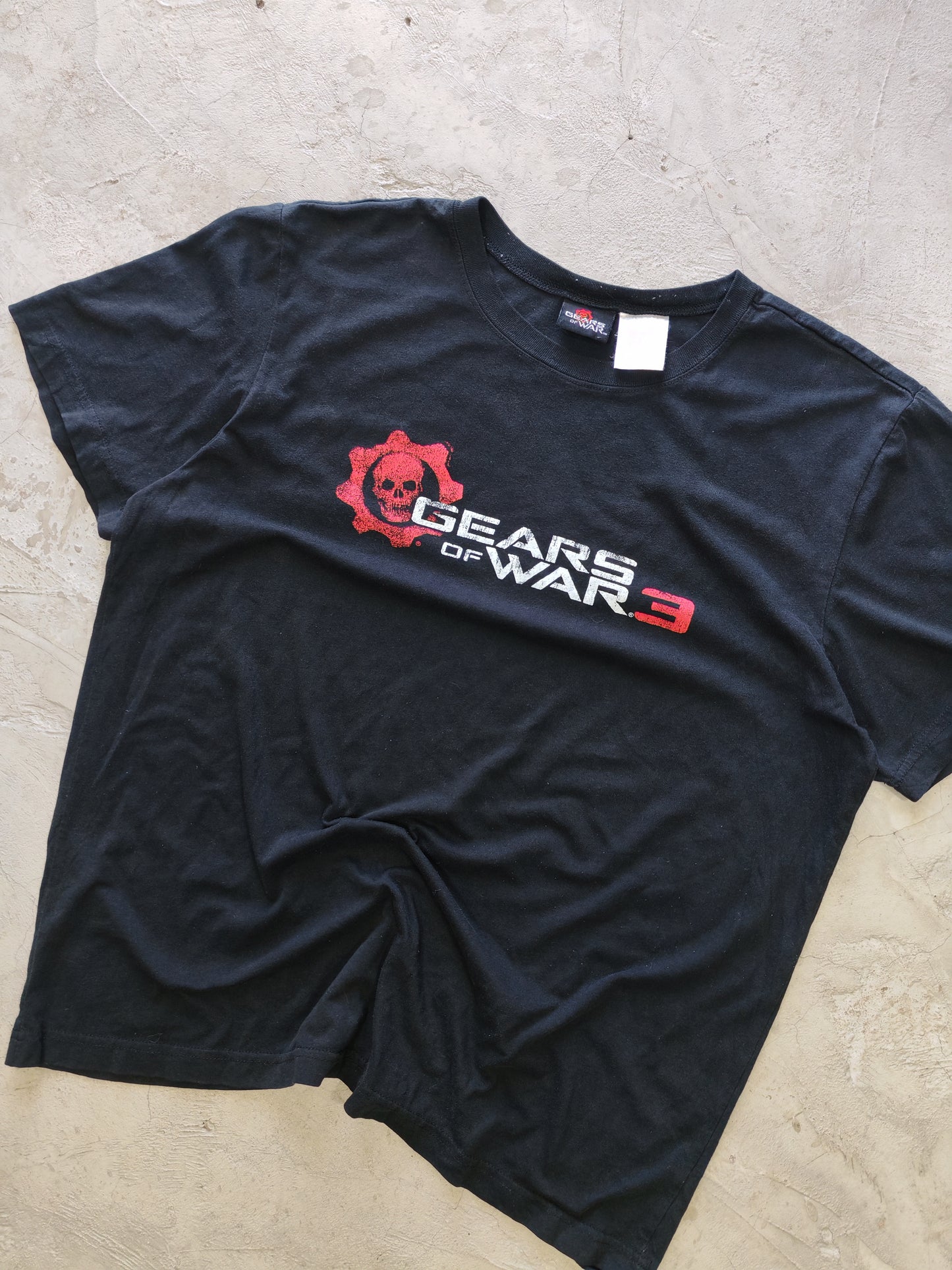 Gears of War 3 Official Merch Tee Black – L