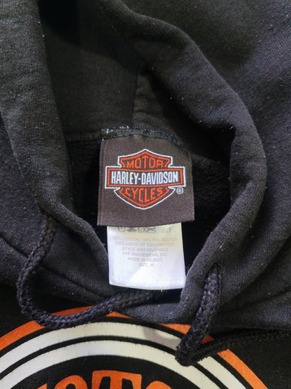 Harley-Davidson Motor Cycles Pullover Hoodie Black – M