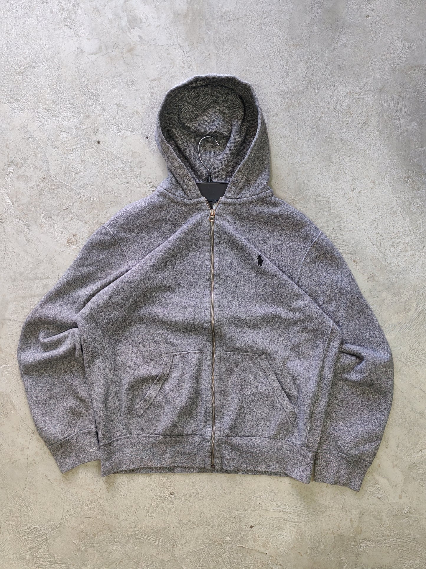 Polo Ralph Lauren Zip-Up Hoodie Grey – L
