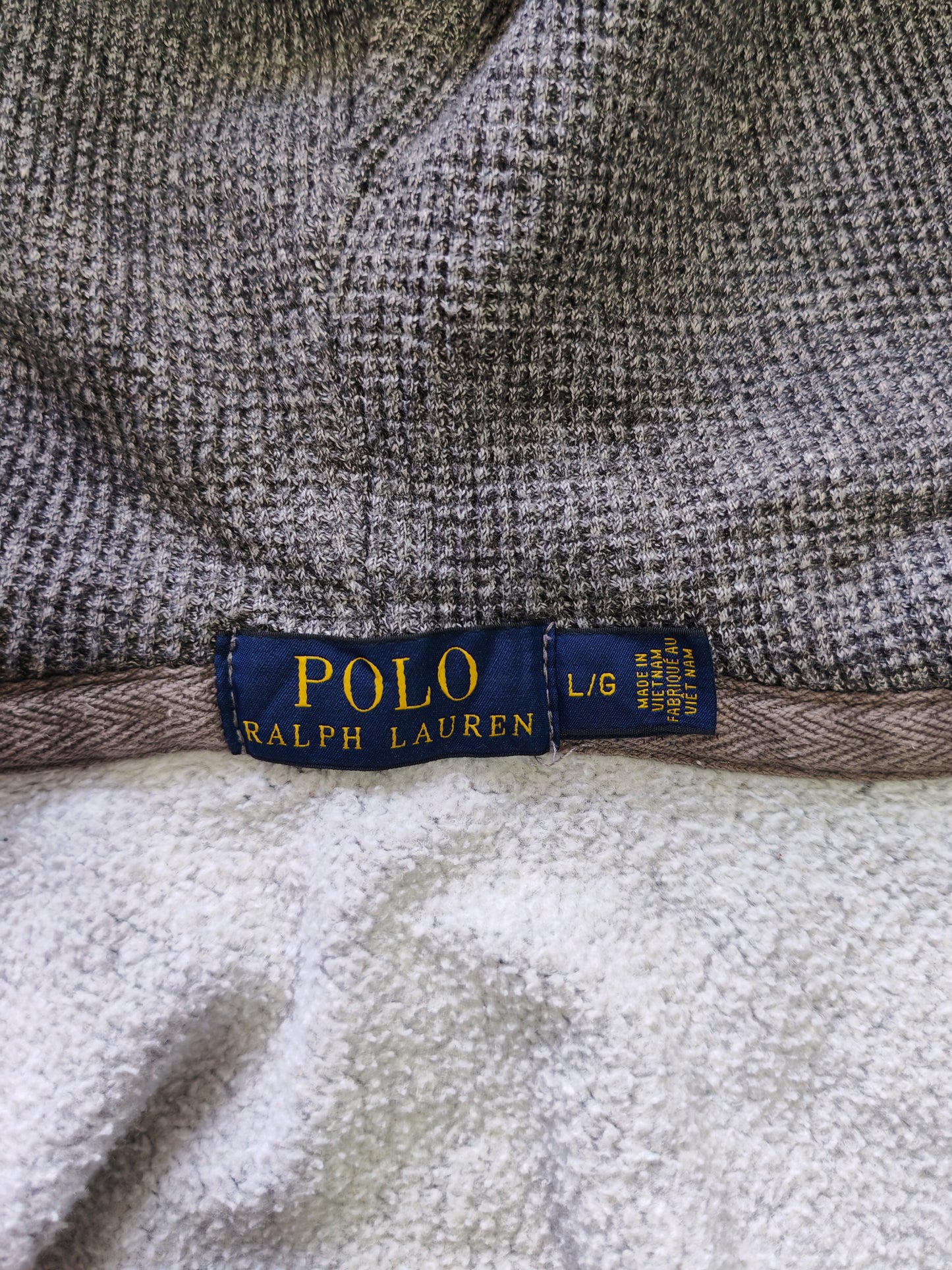 Polo Ralph Lauren Zip-Up Hoodie Grey – L