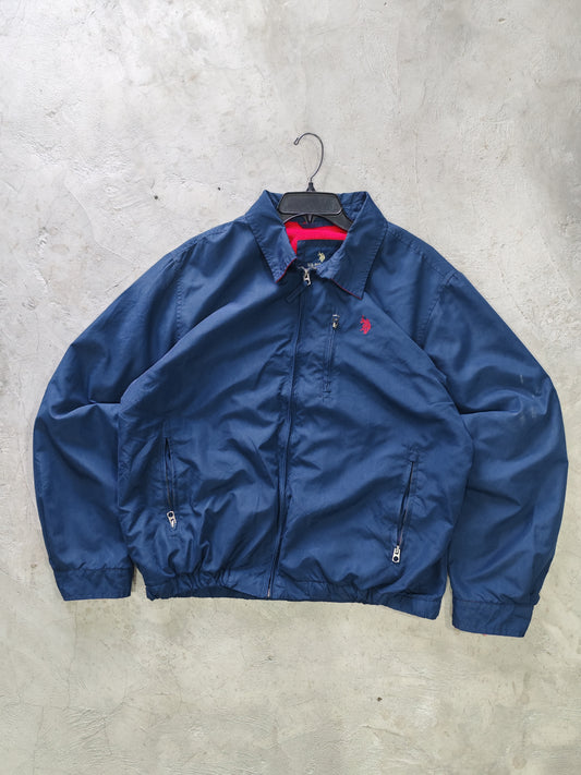 U.S. Polo Assn. Harrington Jacket Navy – L/XL
