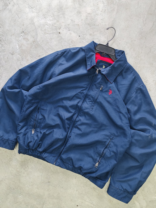 U.S. Polo Assn. Harrington Jacket Navy – L/XL