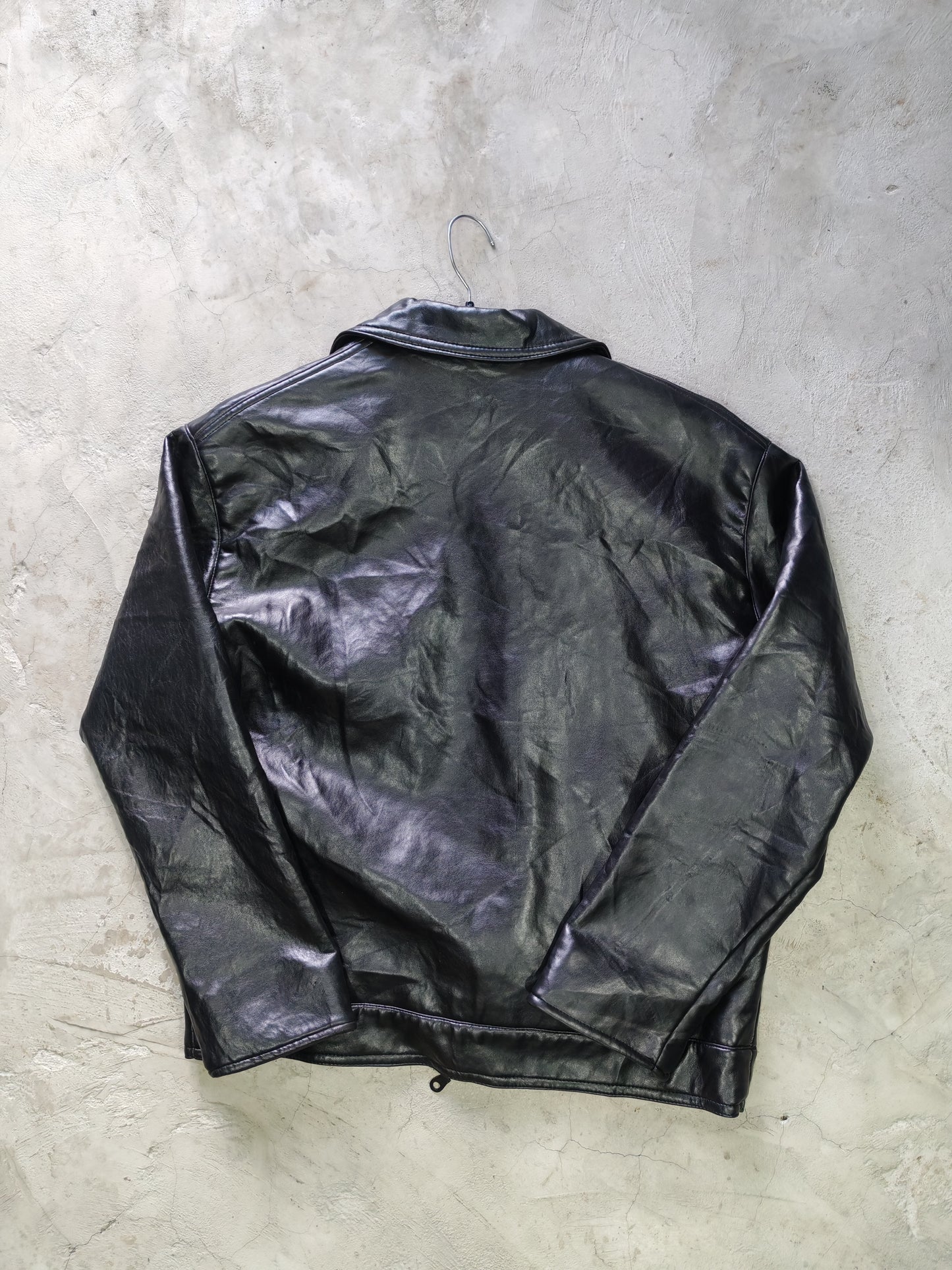 GV Hand Made in Italy Leather Jacket Black – M/L