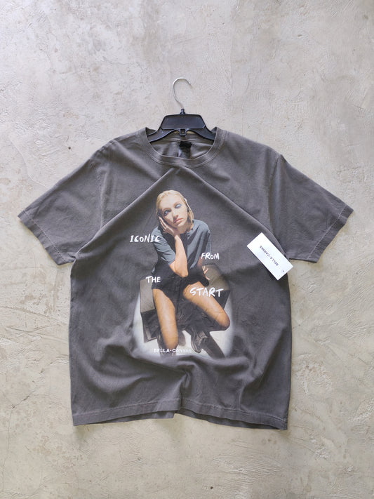 Bella+Canvas “Iconic From The Start” Graphic Tee Grey – L