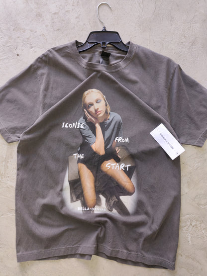 Bella+Canvas “Iconic From The Start” Graphic Tee Grey – L