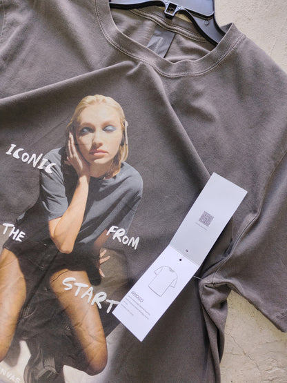 Bella+Canvas “Iconic From The Start” Graphic Tee Grey – L