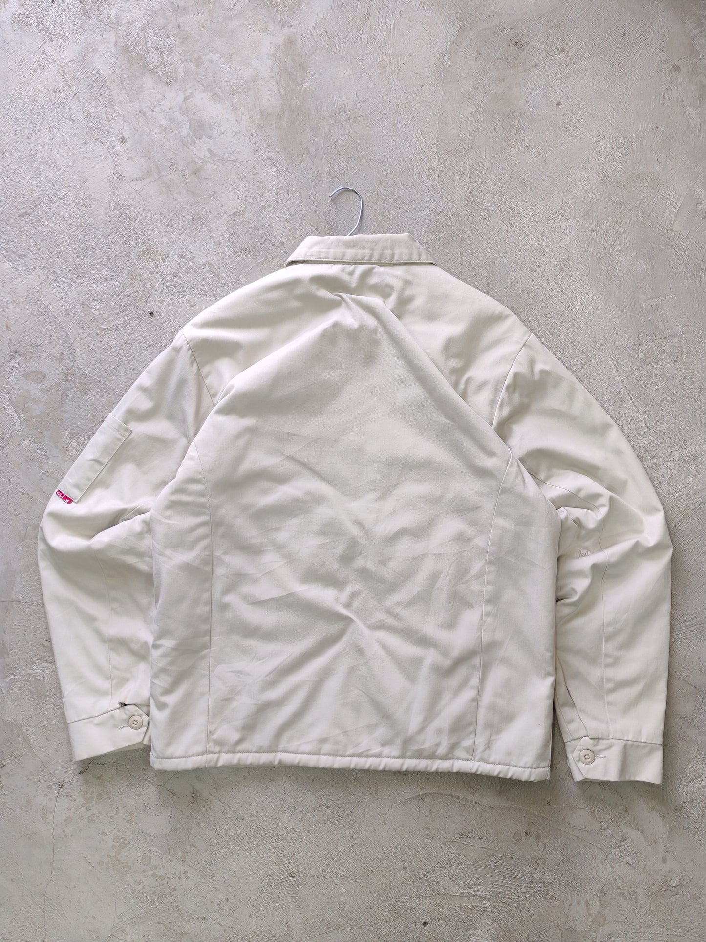 Quiksilver Graffiti Print Lined Work Jacket Cream – M/L