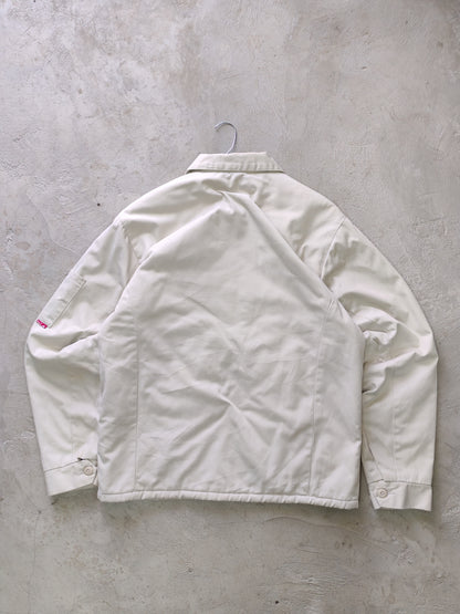 Quiksilver Graffiti Print Lined Work Jacket Cream – M/L