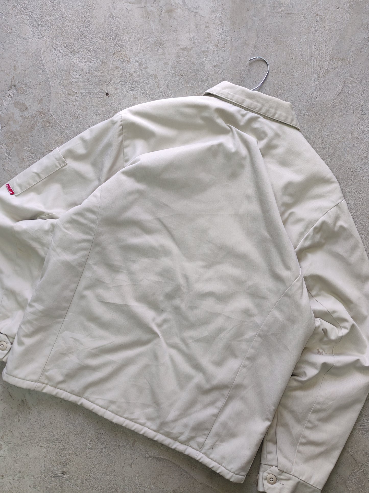 Quiksilver Graffiti Print Lined Work Jacket Cream – M/L