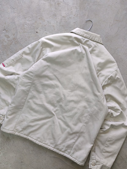 Quiksilver Graffiti Print Lined Work Jacket Cream – M/L