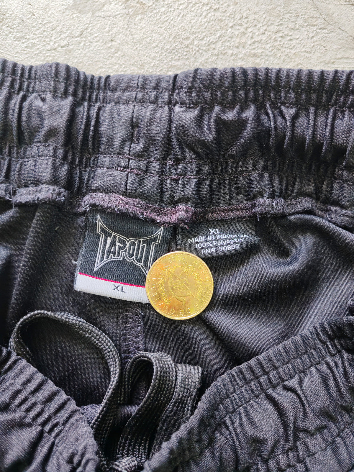 Short Tapout Negro — Talla XL