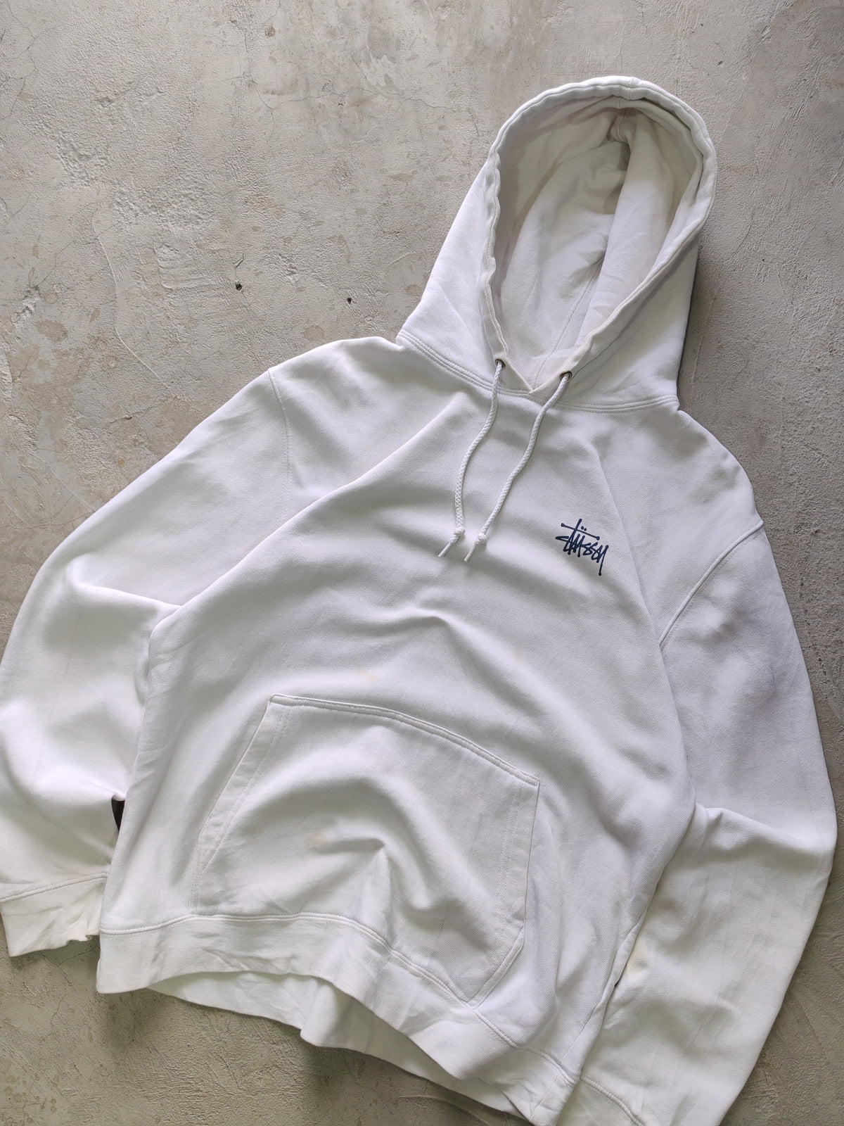 Hoodie Stüssy Blanco — Talla M