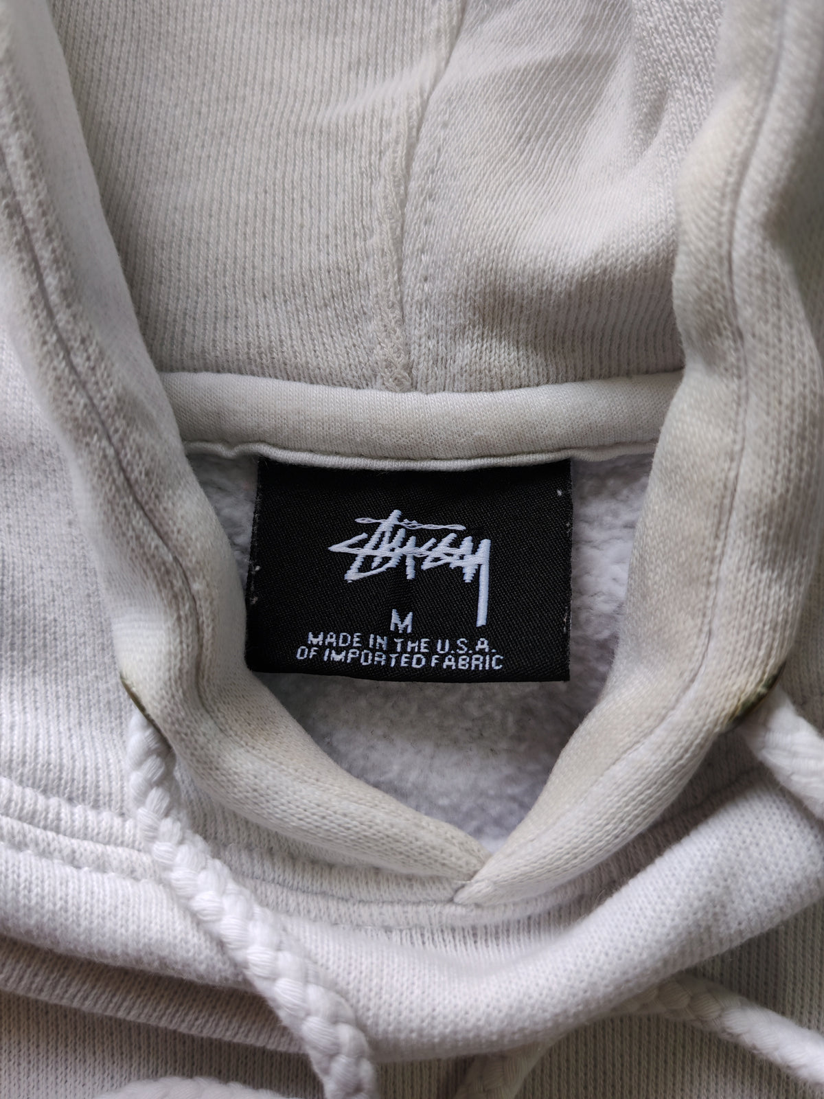 Hoodie Stüssy Blanco — Talla M