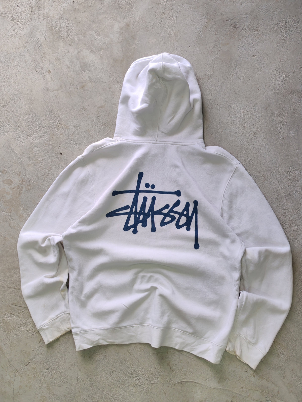 Hoodie Stüssy Blanco — Talla M