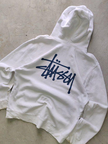 Hoodie Stüssy Blanco — Talla M