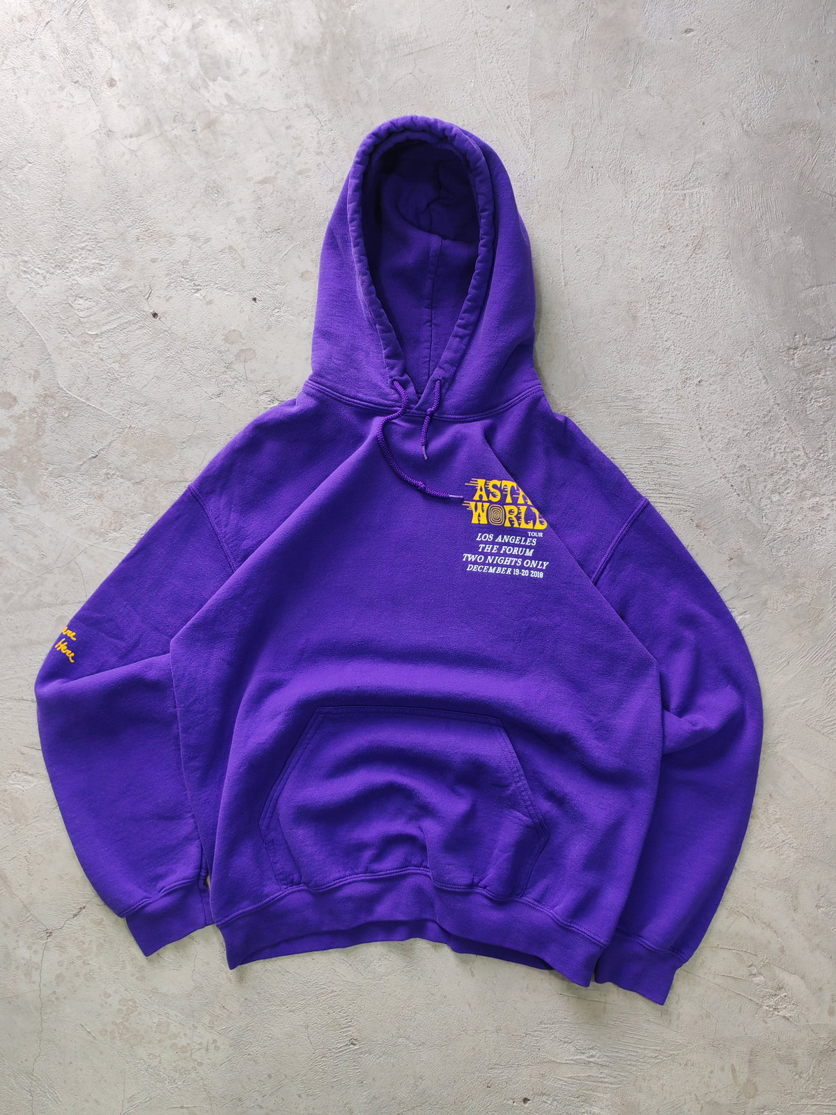Hoodie Travis Scott Morado — Talla M