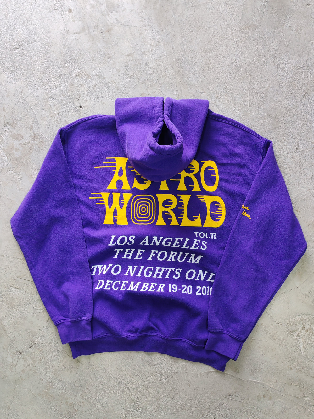 Hoodie Travis Scott Morado — Talla M