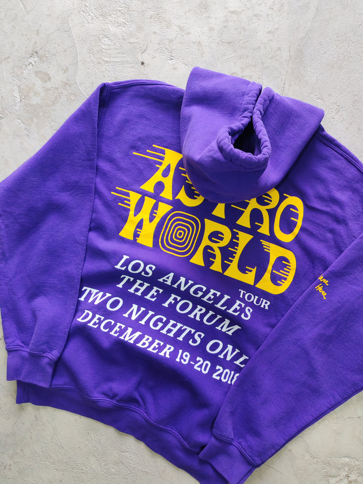 Hoodie Travis Scott Morado — Talla M