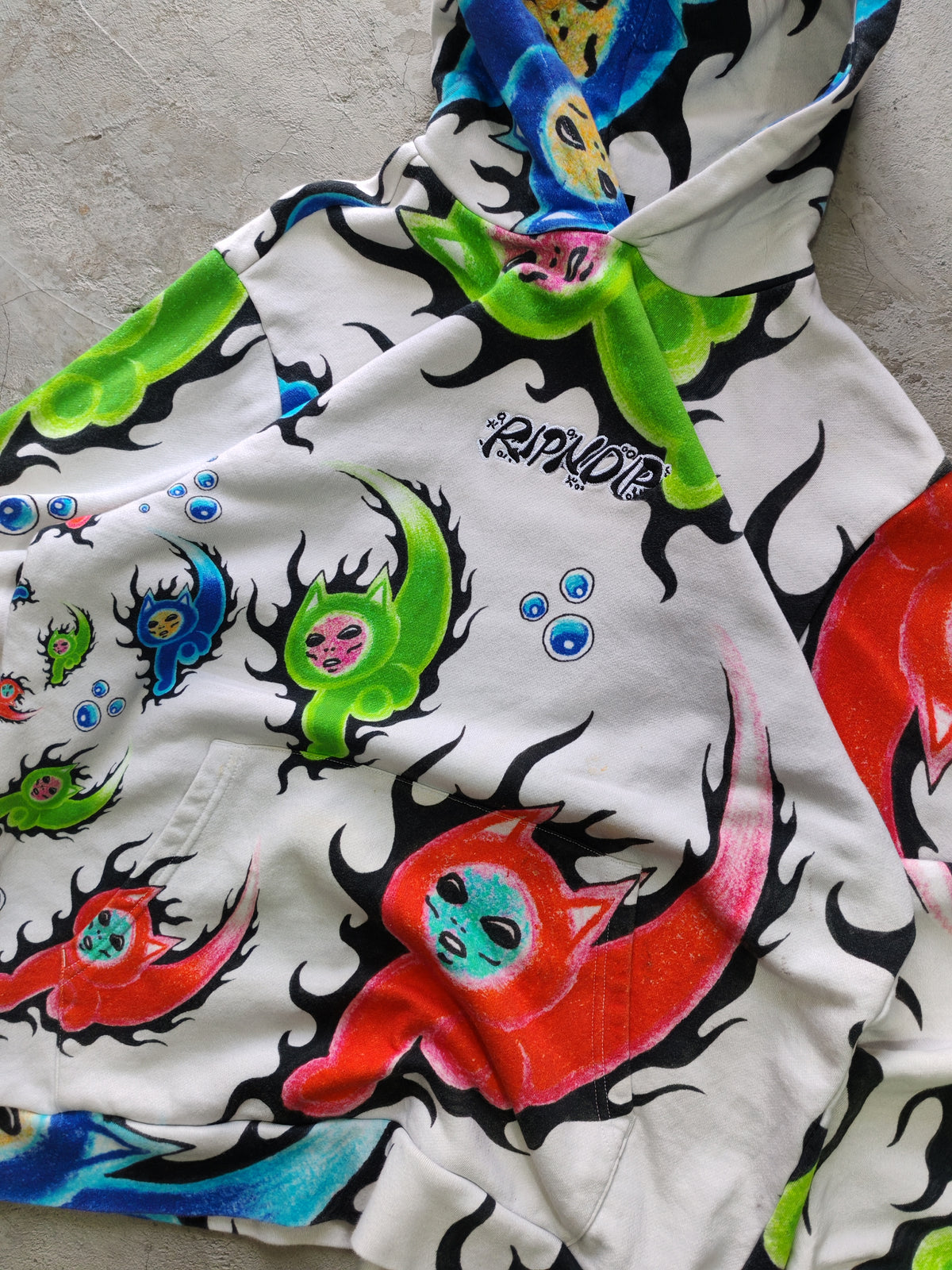 Hoodie RIPNDIP Blanco — Talla M