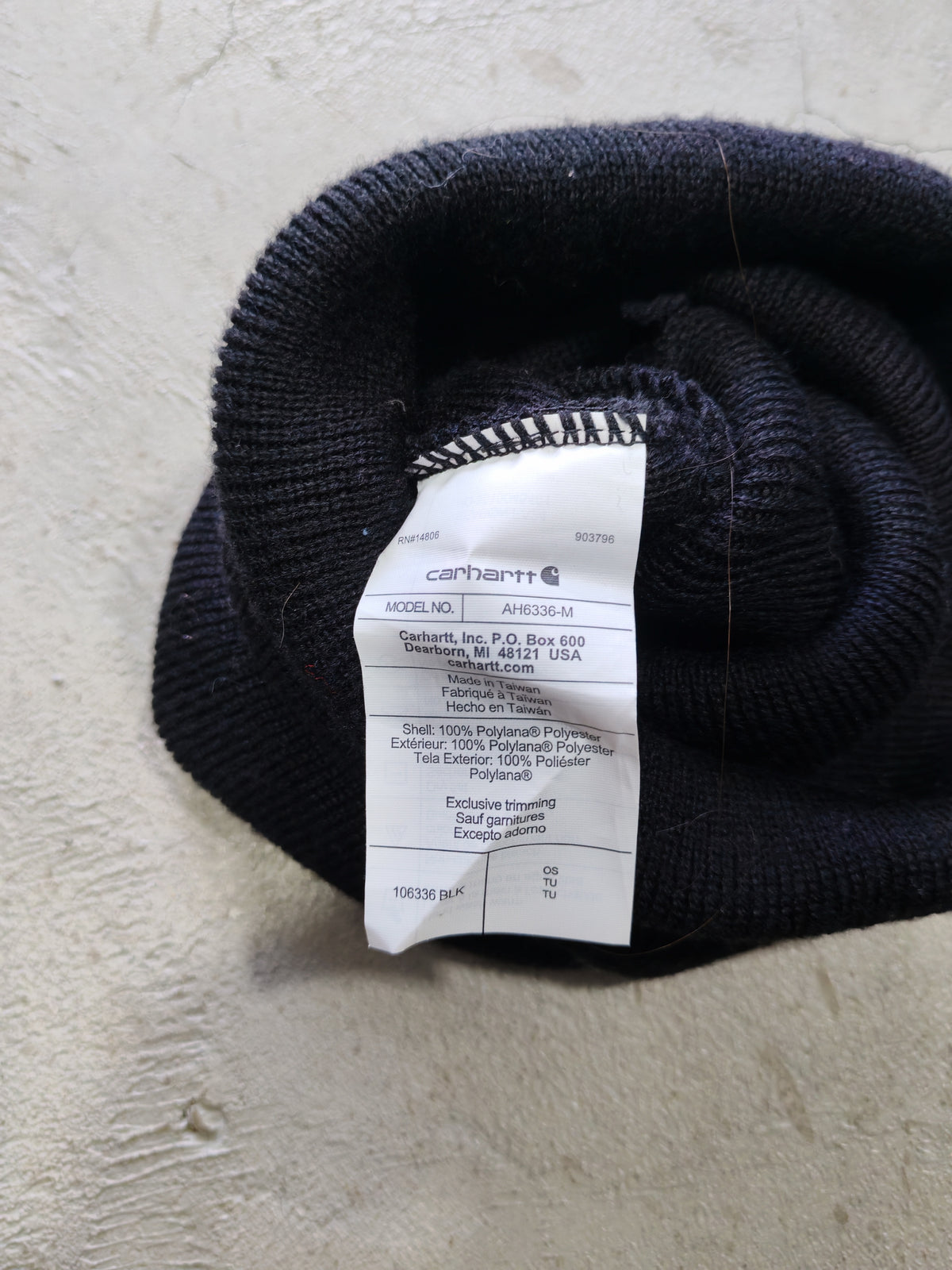Gorro Carhartt Negro