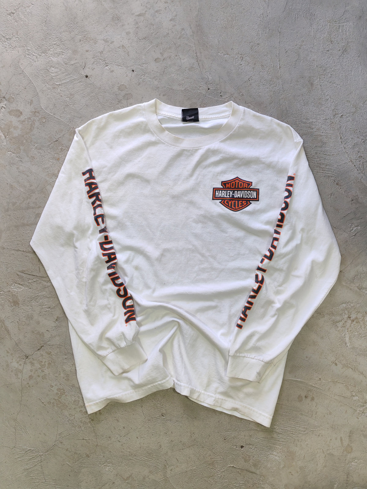 Long Sleeve Harley-Davidson Blanco — Talla L