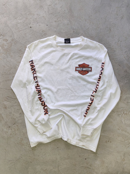 Long Sleeve Harley-Davidson Blanco — Talla L