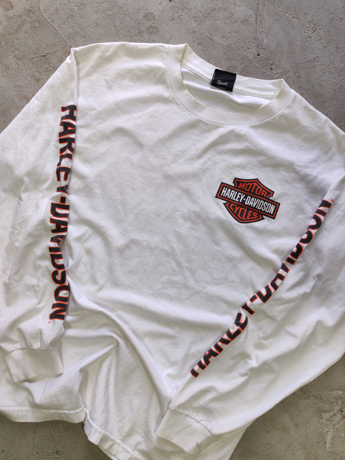 Long Sleeve Harley-Davidson Blanco — Talla L