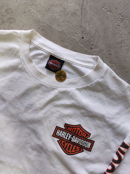 Long Sleeve Harley-Davidson Blanco — Talla L