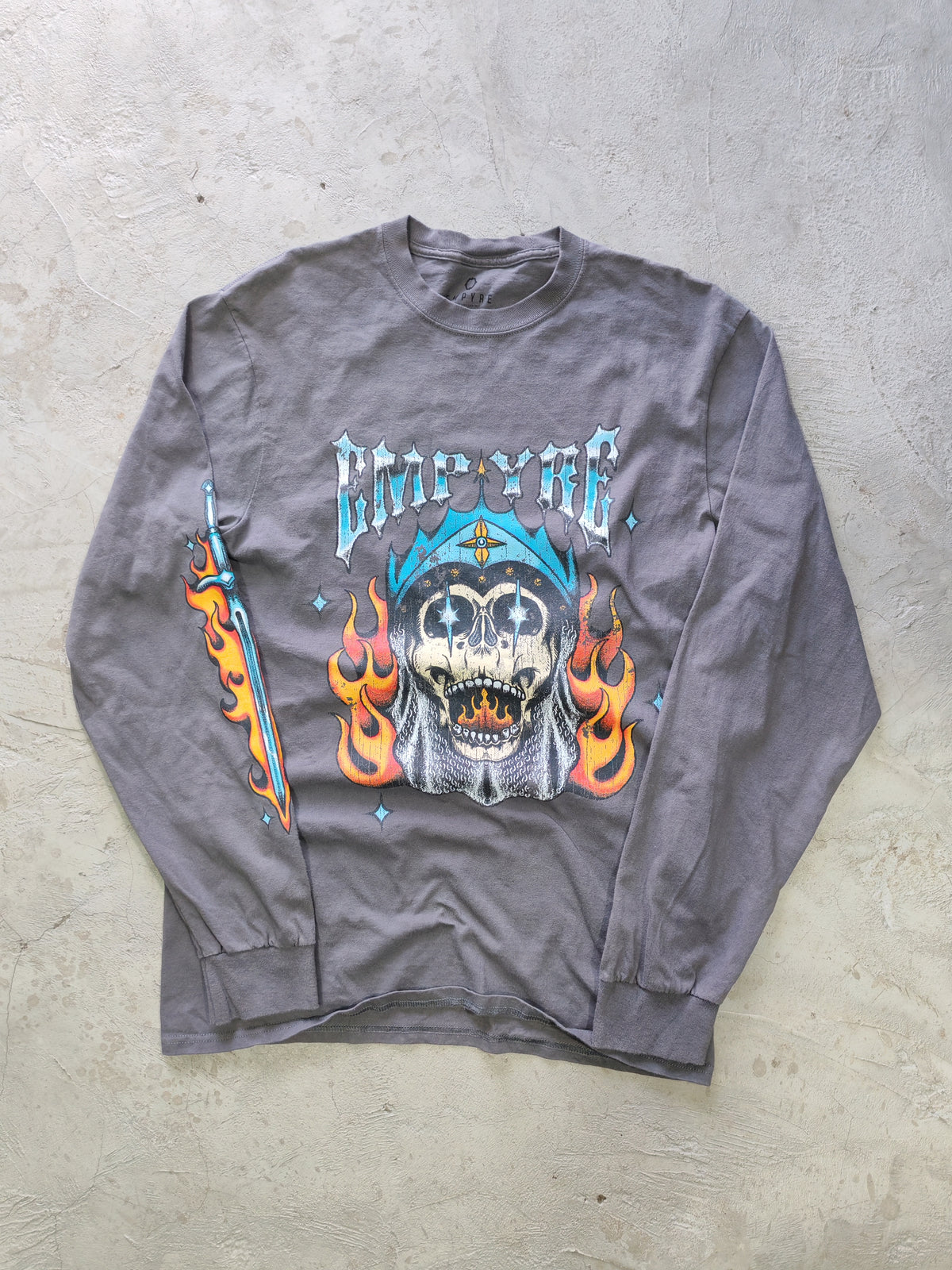 Long Sleeve Empyre Gris — Talla M