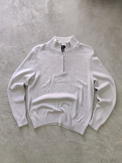 Sweater Calvin Klein Gris Claro — Talla L