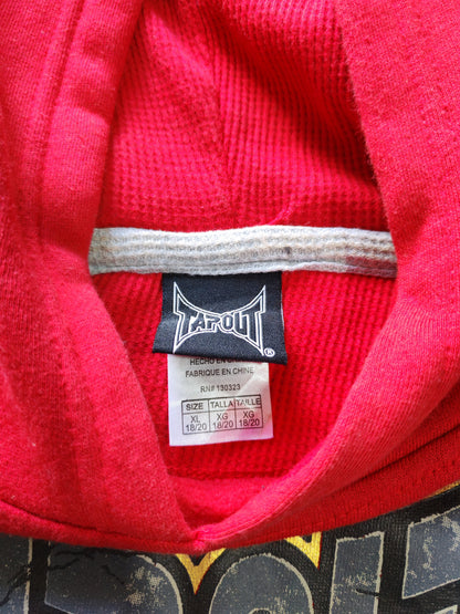 Hoodie Tapout Rojo — Talla XL