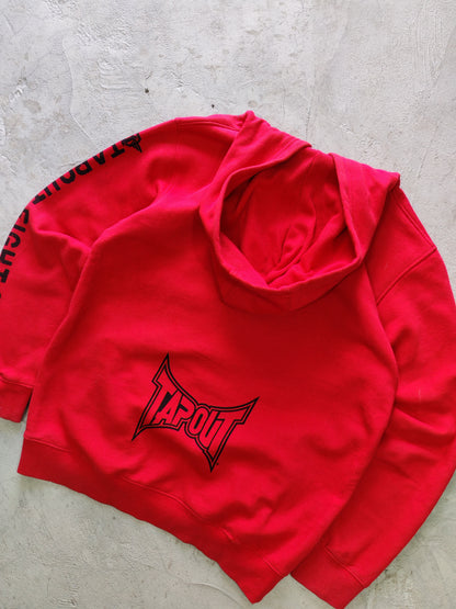 Hoodie Tapout Rojo — Talla XL