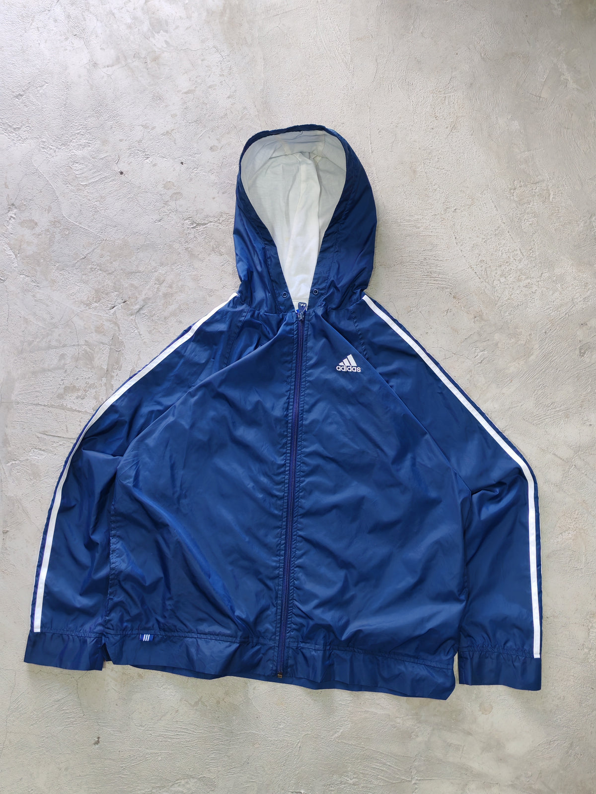 Rompevientos Adidas Azul Navy — Talla L
