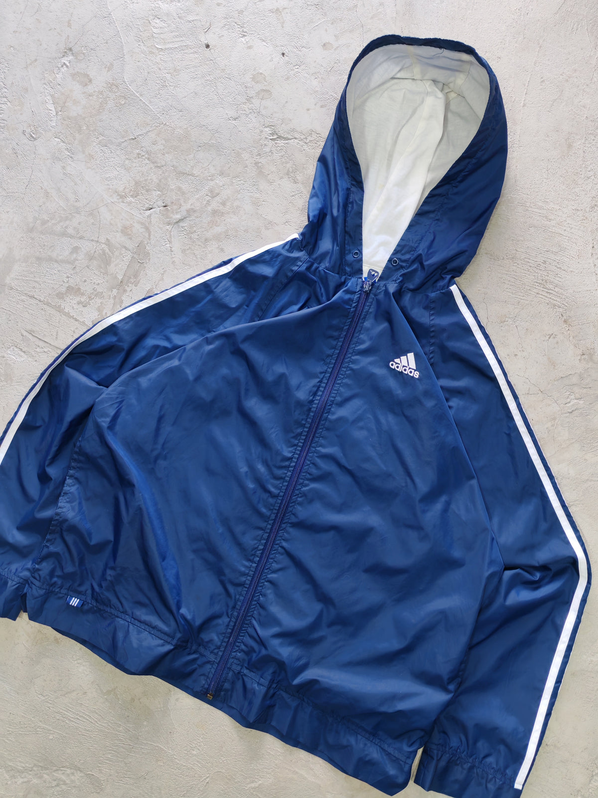 Rompevientos Adidas Azul Navy — Talla L