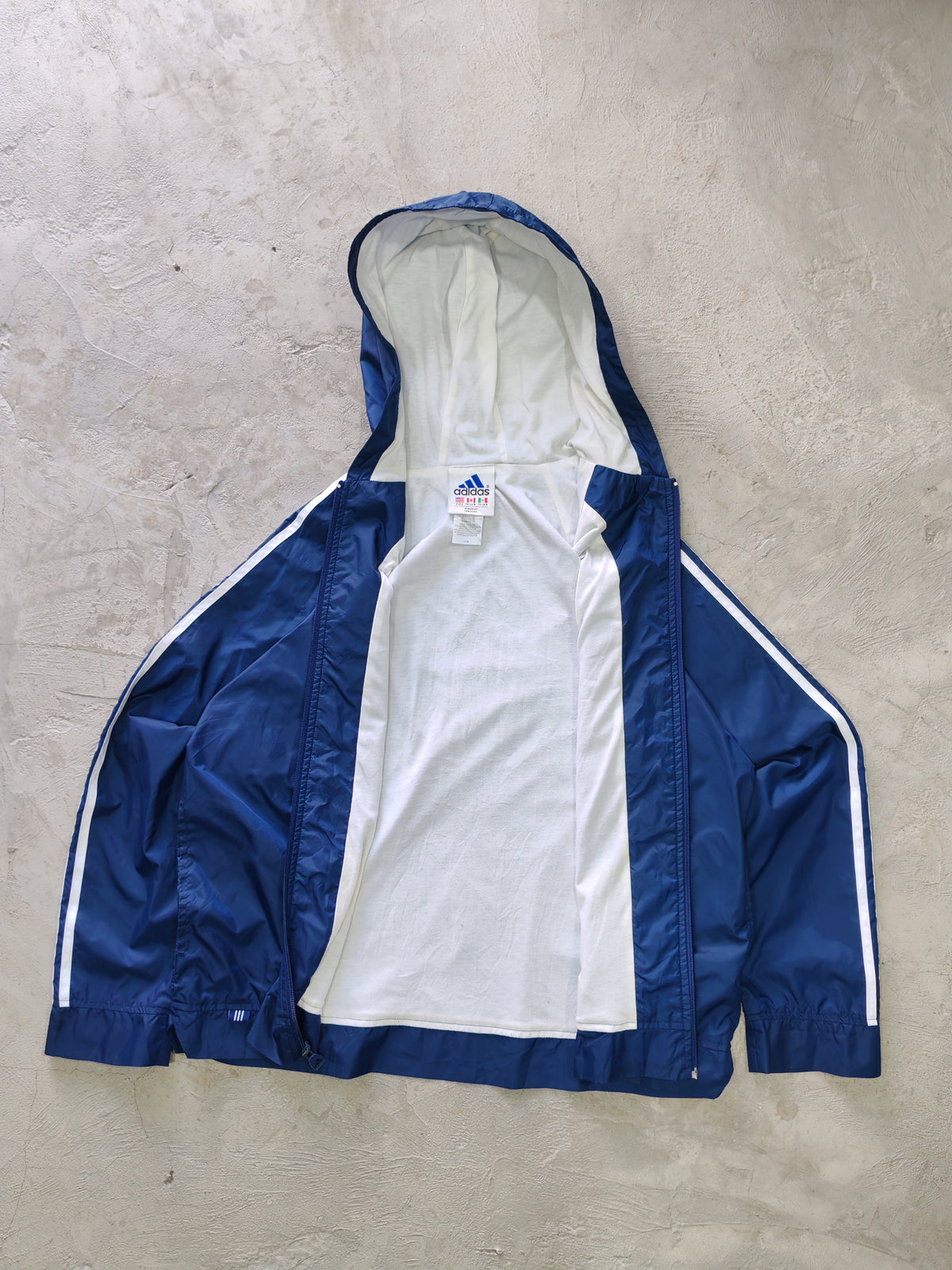 Rompevientos Adidas Azul Navy — Talla L