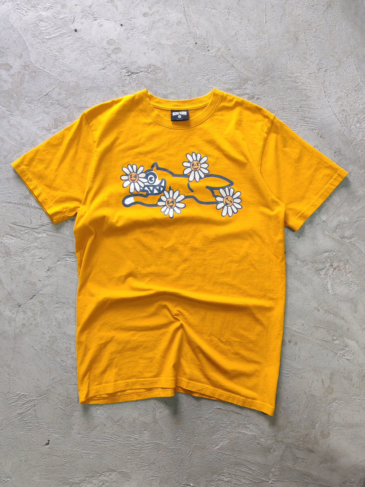 Tee ICECREAM Amarillo — Talla M