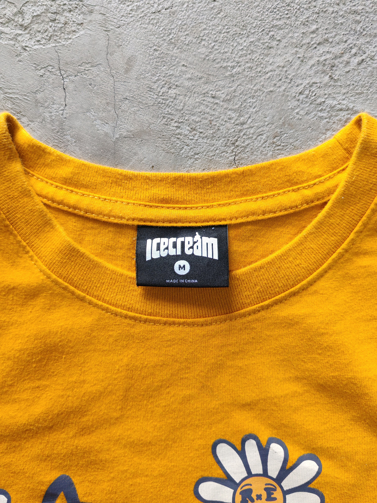 Tee ICECREAM Amarillo — Talla M