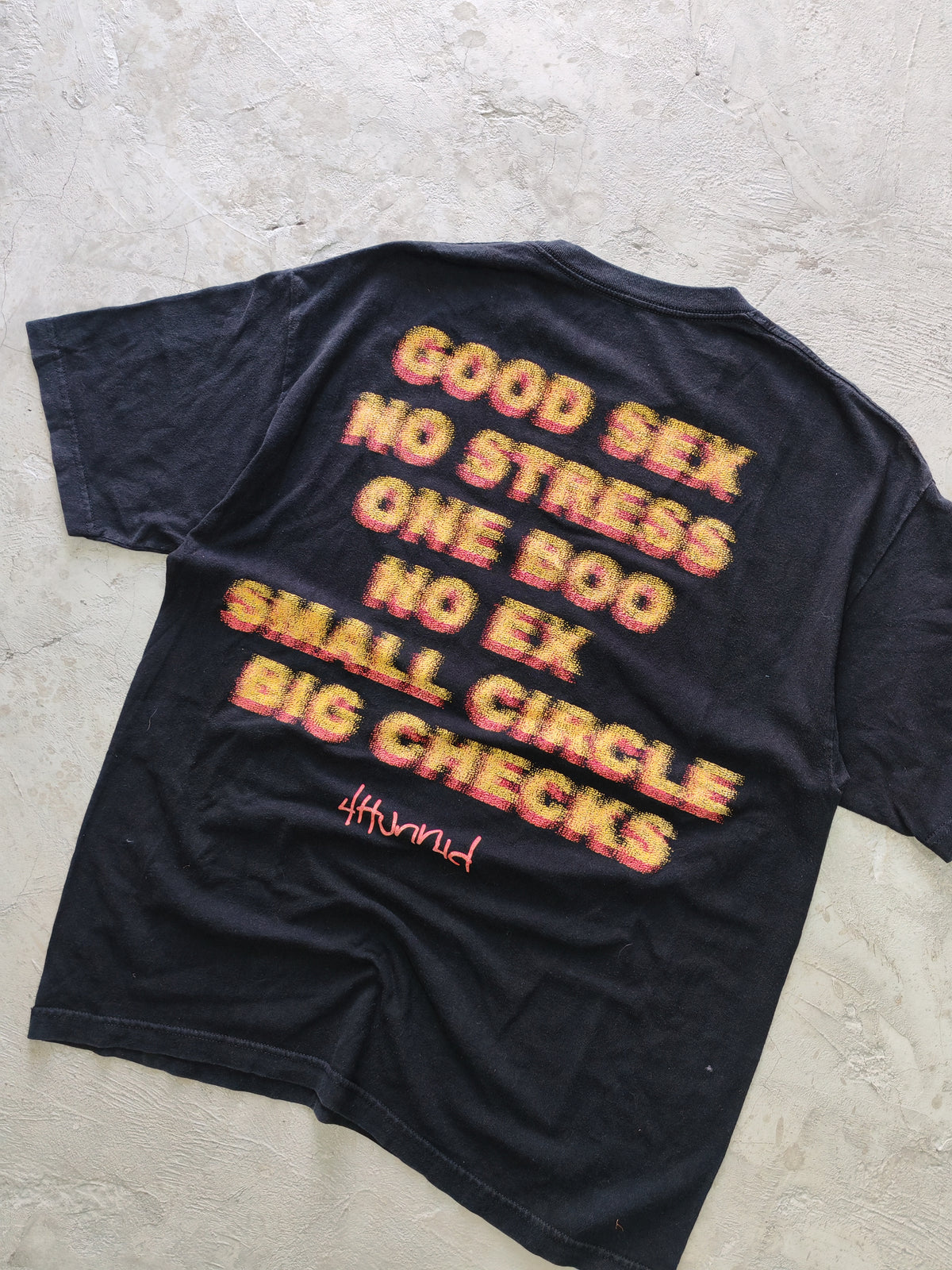 Tee 4Hunnid Negro — Talla XL