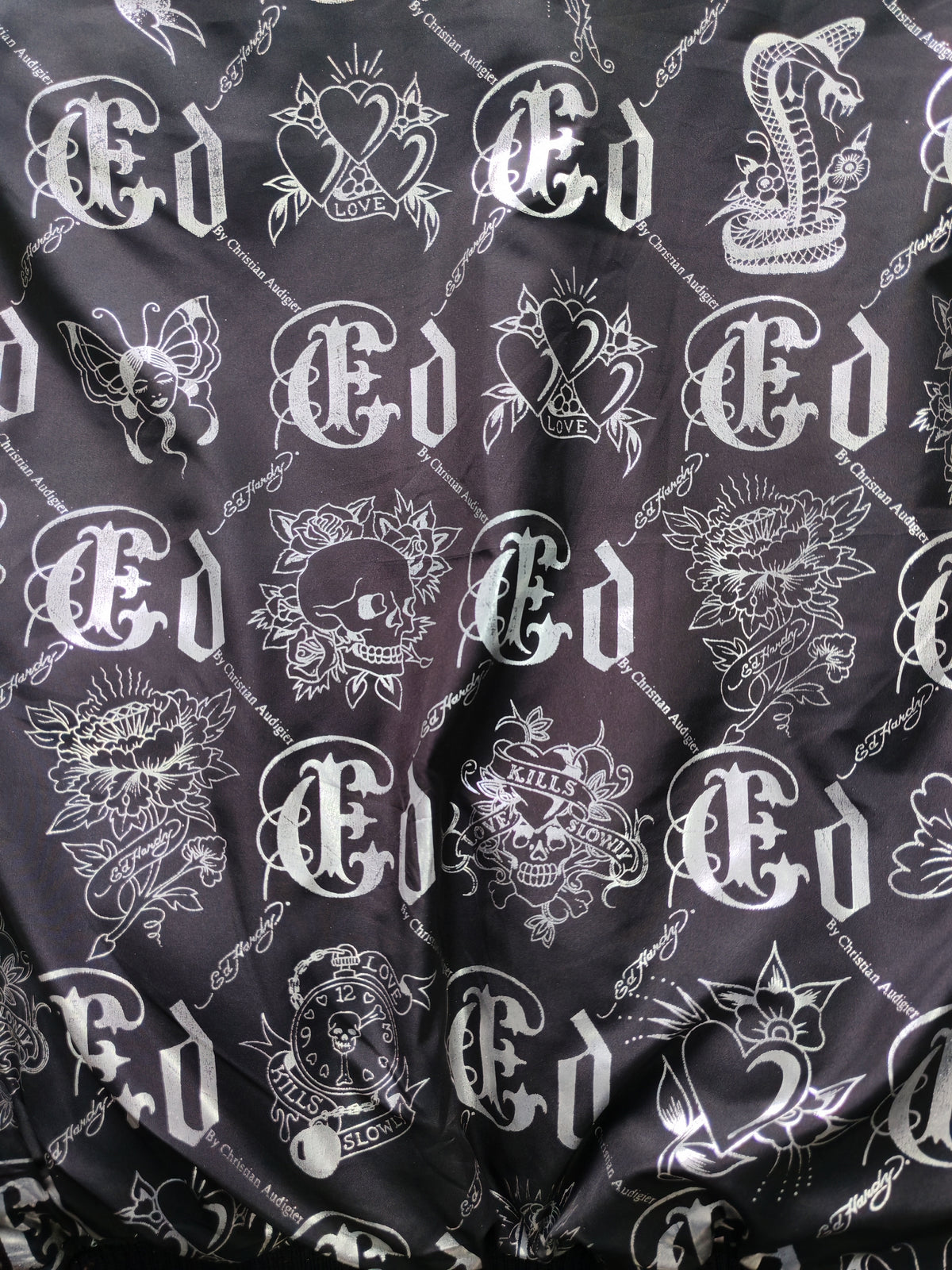 Puffer Ed Hardy Rosa — Talla XL