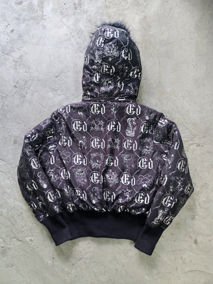 Puffer Ed Hardy Rosa — Talla XL