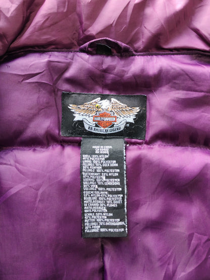 Puffer Harley-Davidson Morado — Talla M