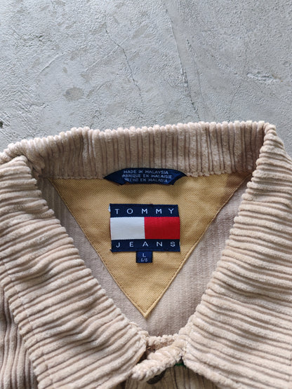 Jacket Tommy Jeans Crema — Talla L