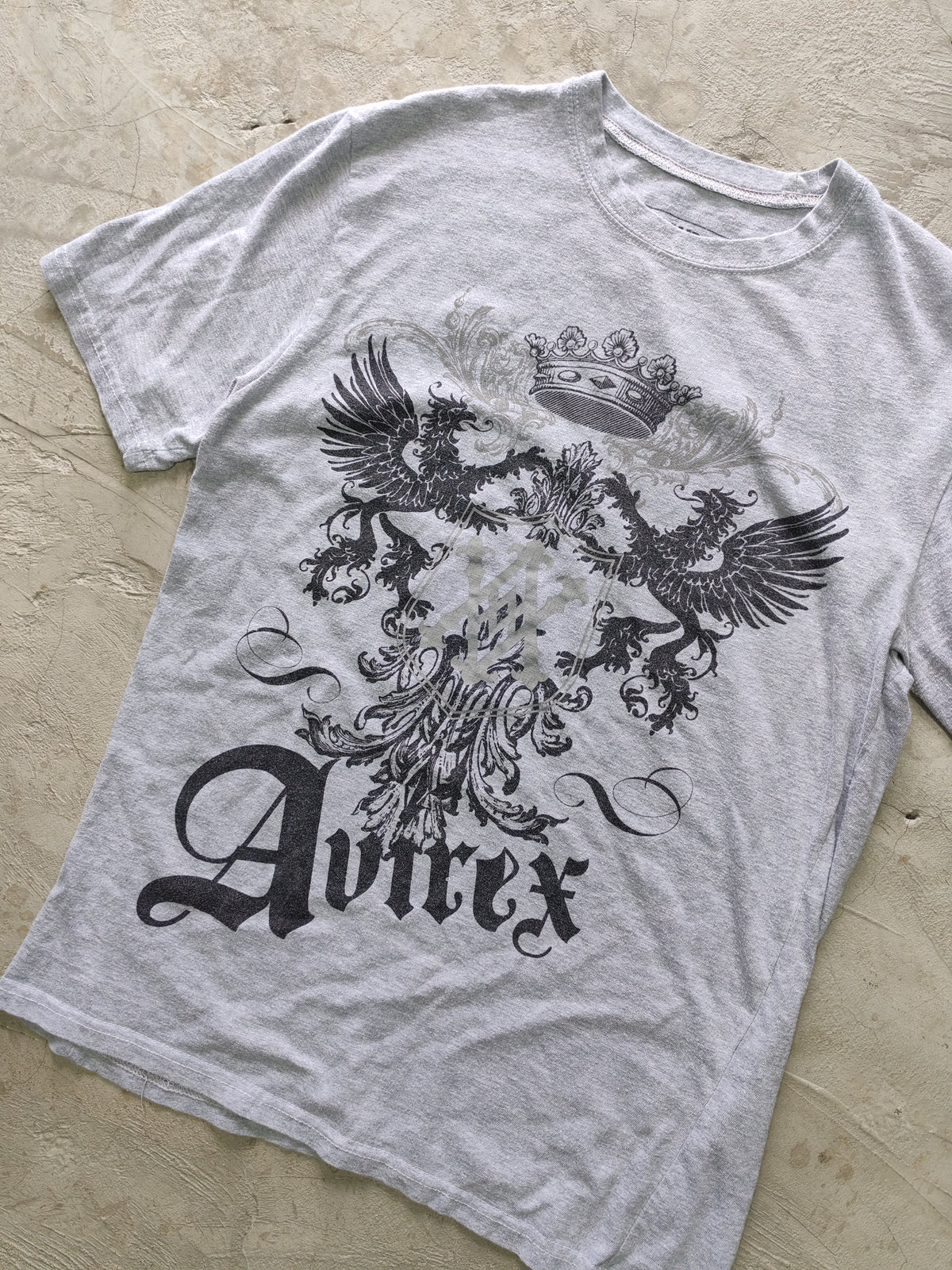Tee Avirex Gris — Talla M