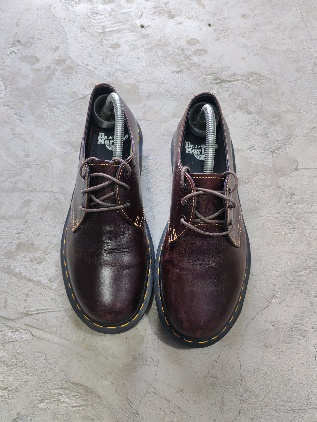 Dr. Martens 1461 Oxford Cherry Red Cuero Genuino – EU39 / UK6 / US7M Punk Gótico Streetwear