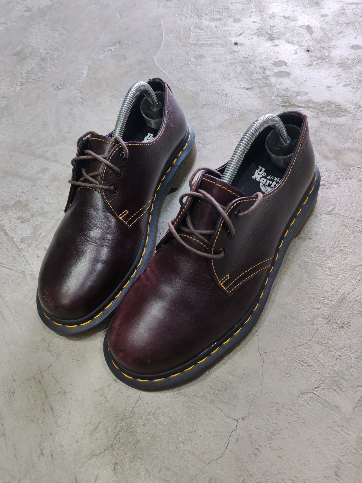 Dr. Martens 1461 Oxford Cherry Red Cuero Genuino – EU39 / UK6 / US7M Punk Gótico Streetwear
