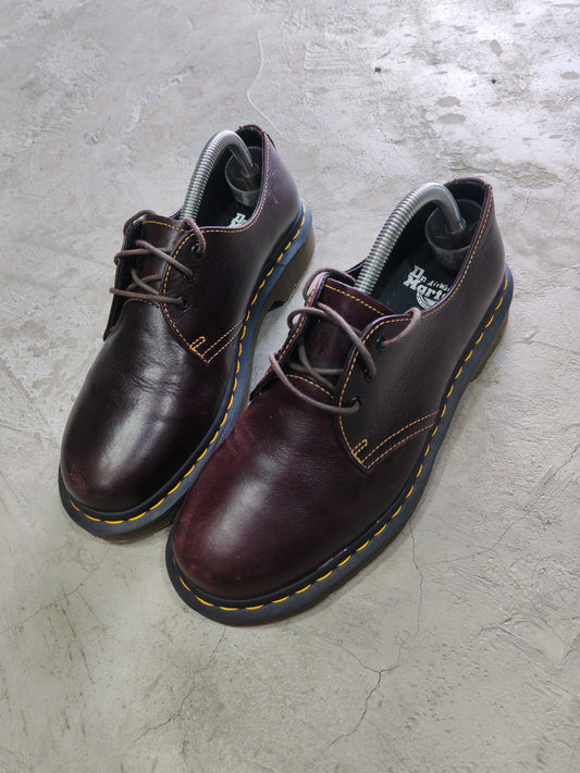 Dr. Martens 1461 Oxford Cherry Red Cuero Genuino – EU39 / UK6 / US7M Punk Gótico Streetwear