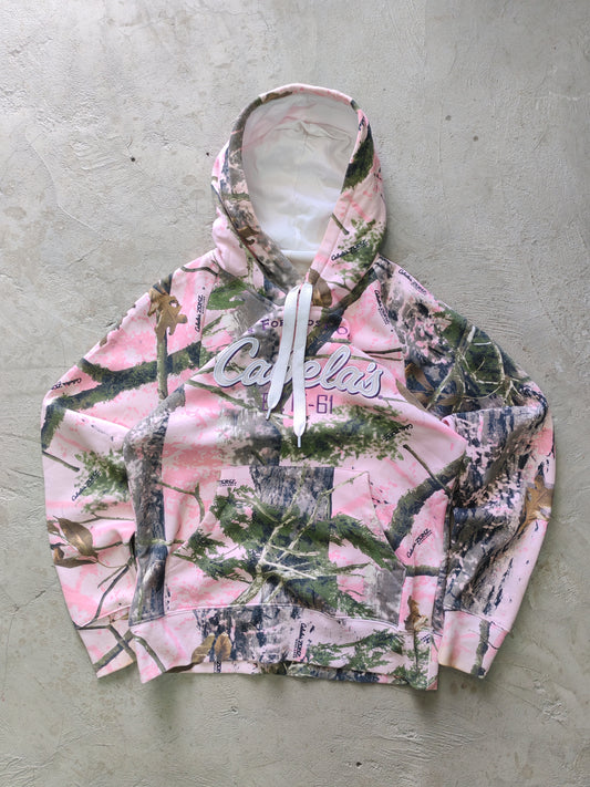 Cabela's Realtree APC Pink Camo Logo Hoodie – S Gorpcore Grail
