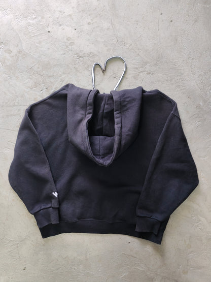 WV Project Zip Hoodie Negro Washed Boxy – S Korean Streetwear Premium