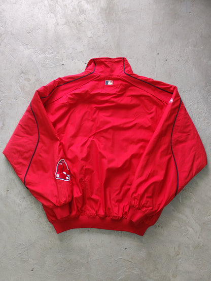 Majestic MLB Authentic Boston Red Sox Dugout Jacket Rojo – XL Vintage Y2K