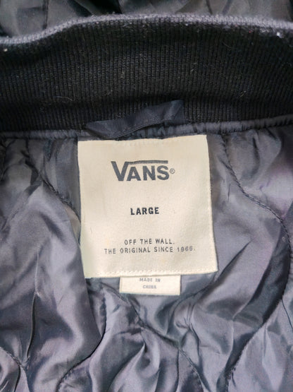 Vans Off The Wall Hooded Bomber Jacket Navy Acolchado – L Skate Streetwear Premium
